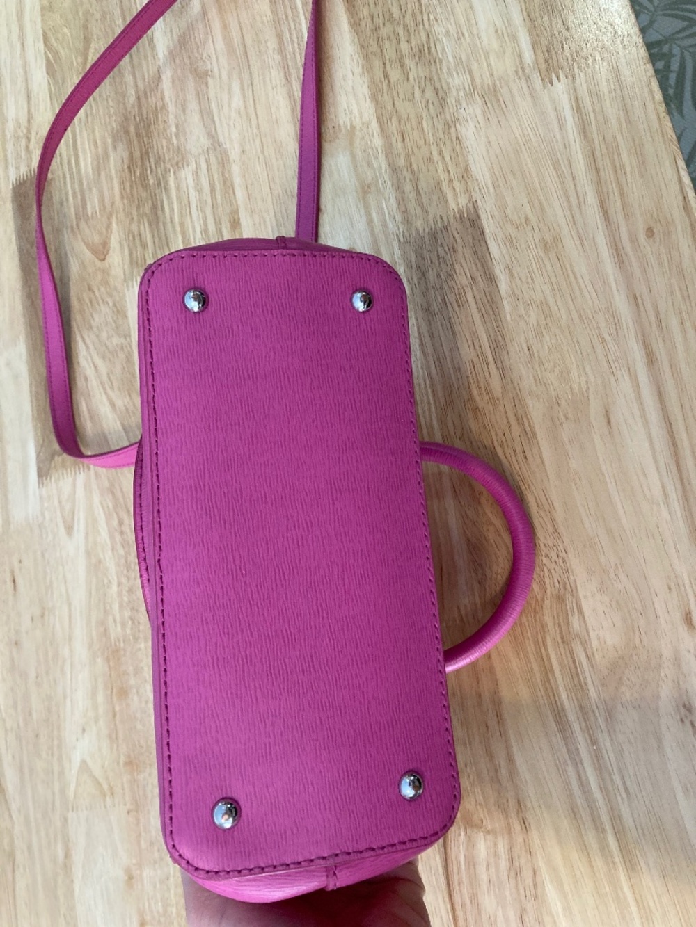Pink Leather Ralph Lauren Mini Purse - Picture 5 of 8